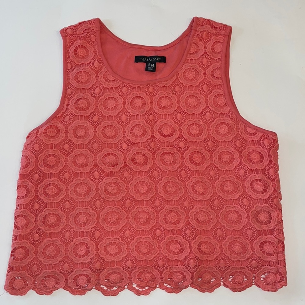 Tinseltown Denim Couture Tank Top Size Medium EUC